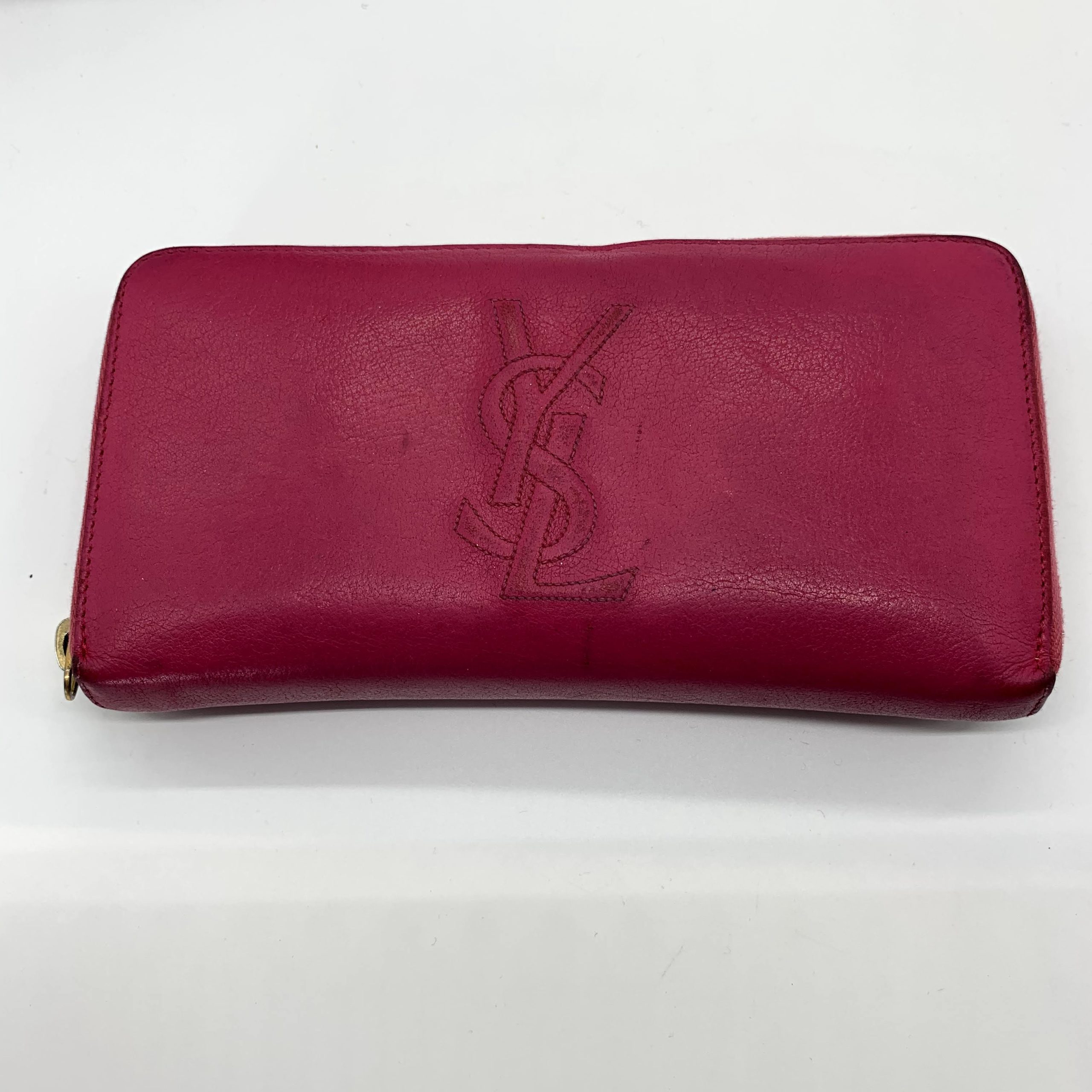 YSL　長財布　リカラー（リペア）前２