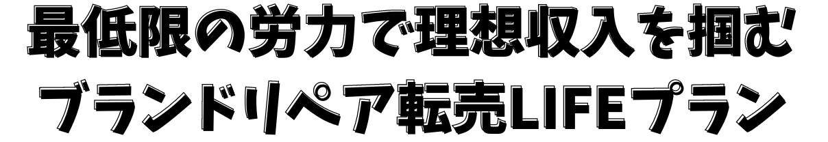 最低限の労力で理想収入を掴む-ブランドリペア転売LIFEプラン